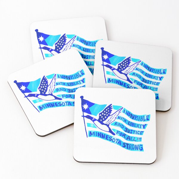 Item preview, Indivisible with Liberty and Justice For All Minnesota Strong designed and sold by Bonnie Bee’s Minnesota Strong Shop.