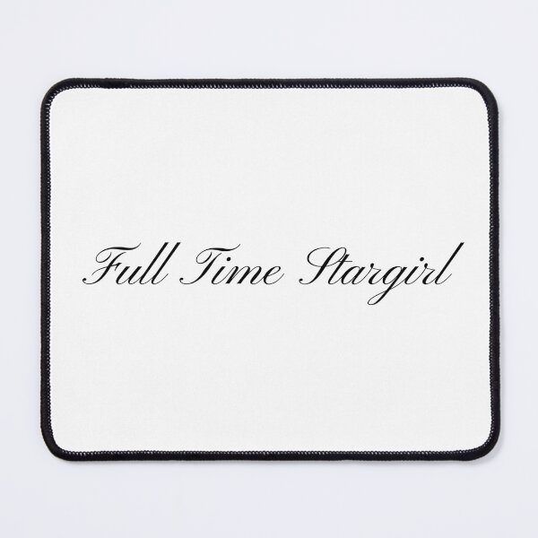 Item preview, "Full Time Stargirl" Cursive Calligraphy Print designed and sold by Colorful Creative Arts .