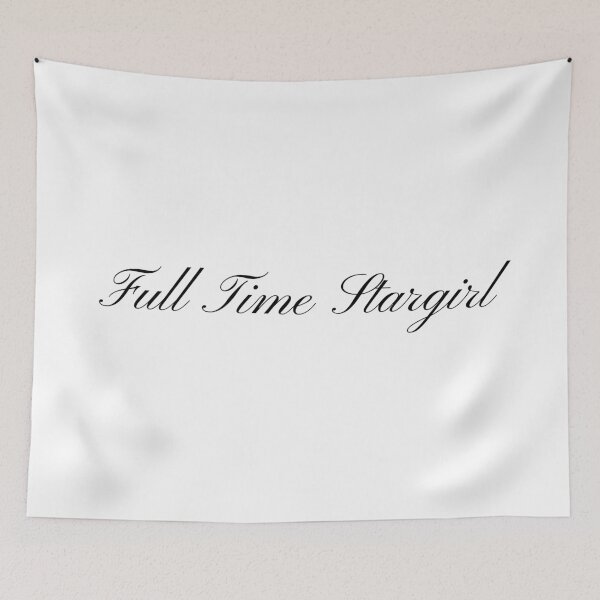 Item preview, "Full Time Stargirl" Cursive Calligraphy Print designed and sold by Colorful Creative Arts .