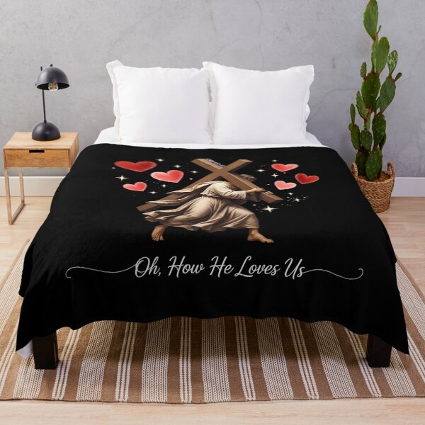 Item preview, Valentines Christian Jesus God Lover Oh How He Loves Us designed and sold by OlakunleOloroz.