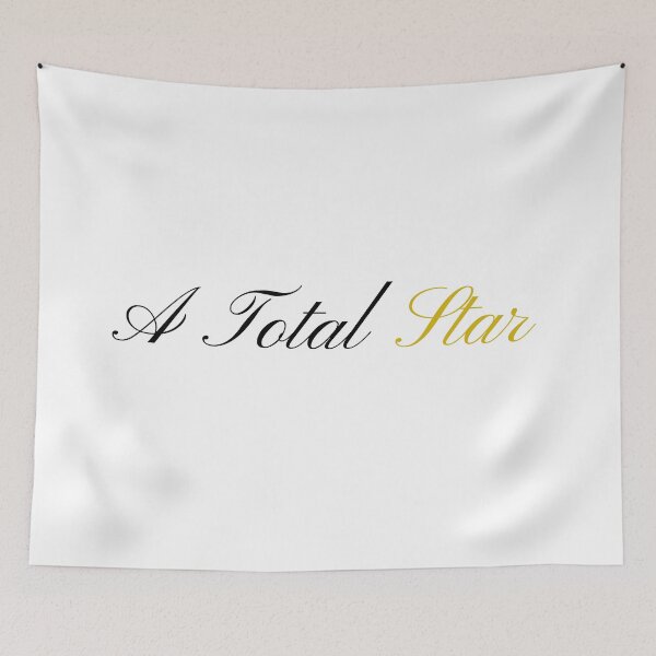 Item preview, "A Total Star" Cursive Calligraphy Print designed and sold by Colorful Creative Arts .