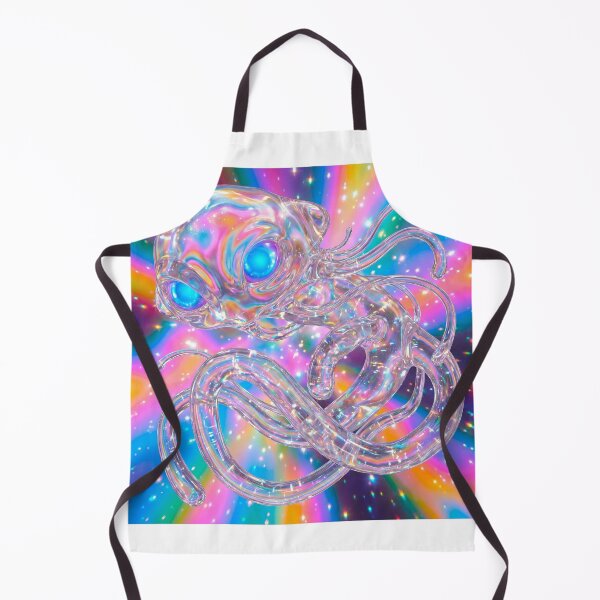 Item preview, Shimmering Galactic Octopod with Neon Blue Eyes designed and sold by maboroshilab.
