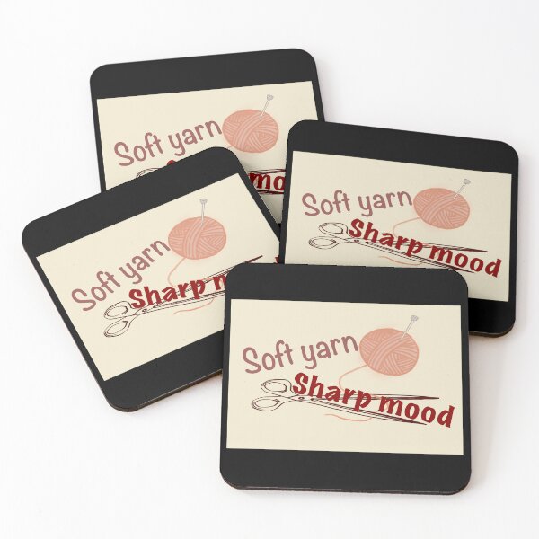 Item preview, Soft Yarn, Sharp Mood – Knitting with Attitude designed and sold by ArtyWares.