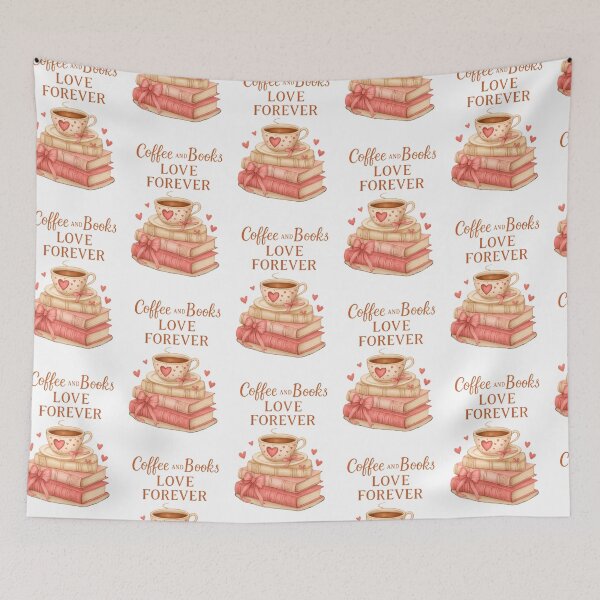 Item preview, Coffee And Books Love Forever  designed and sold by Thread&Fable.