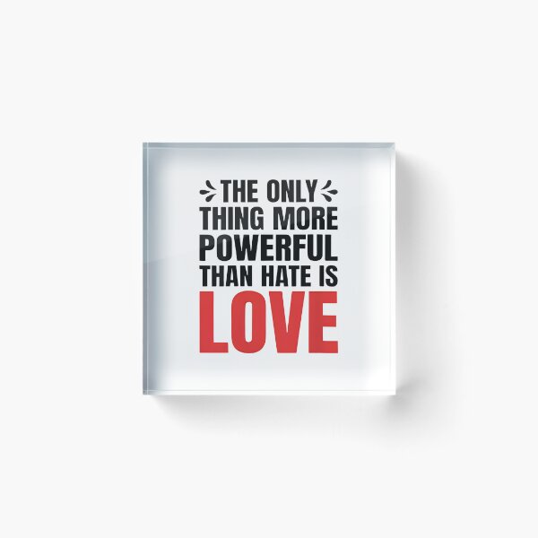 Item preview, Women's Love Over Hate Powerful Equality Feminist Inspiration Message designed and sold by hourrianouar.