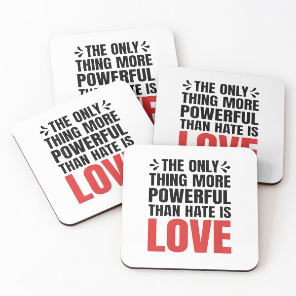 Item preview, Women's Love Over Hate Powerful Equality Feminist Inspiration Message designed and sold by hourrianouar.