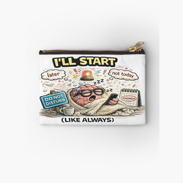 Item preview, I’ll Start Tomorrow Like Always Funny ADHD Procrastination designed and sold by FeralMindStudio.