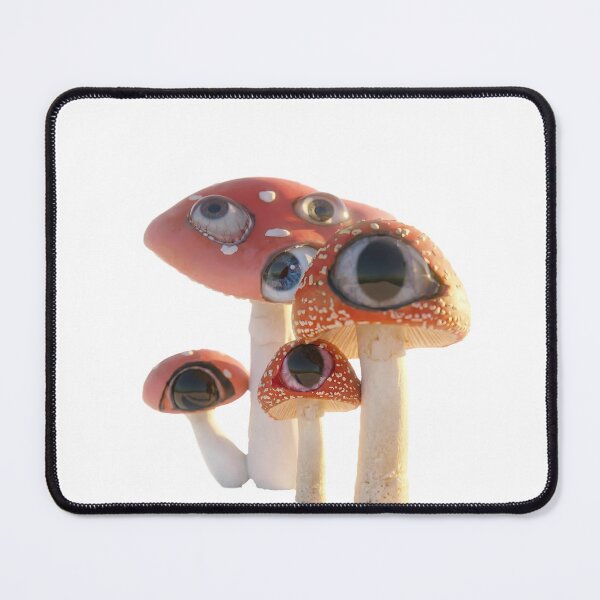 Item preview, Surreal Mushroom Colony with Human Eyes designed and sold by NostalgiaOS.