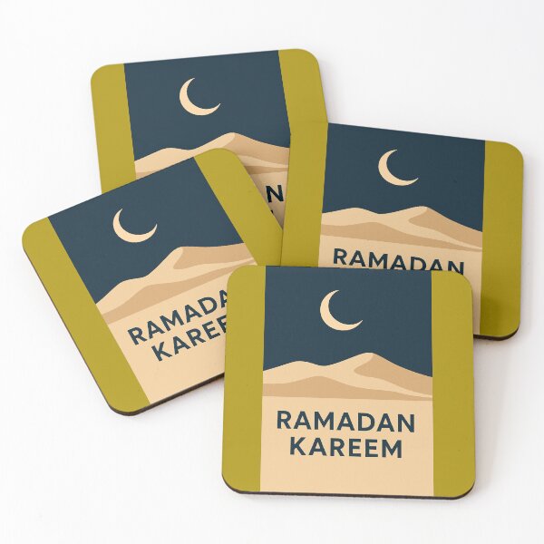 Item preview, Ramadan Kareem Crescent Moon Night Art | Elegant Islamic Desert Design designed and sold by mbmstores.