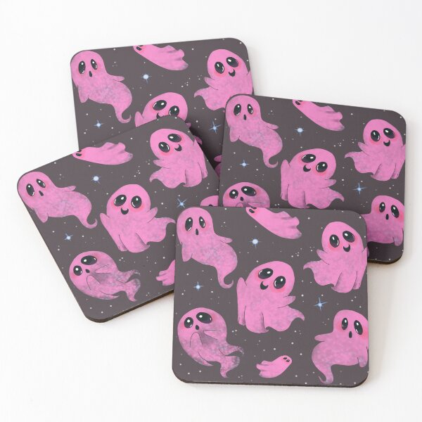 Item preview, Pink ghosts  designed and sold by The Flying Eye.