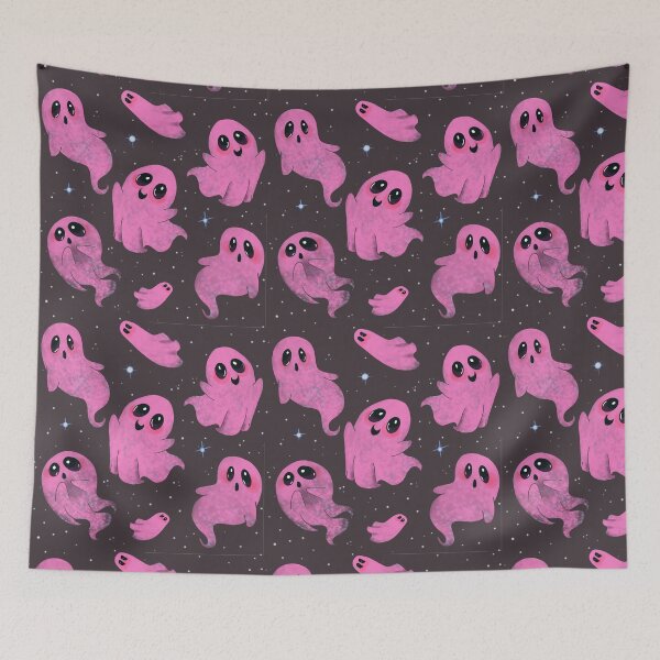 Item preview, Pink ghosts  designed and sold by The Flying Eye.