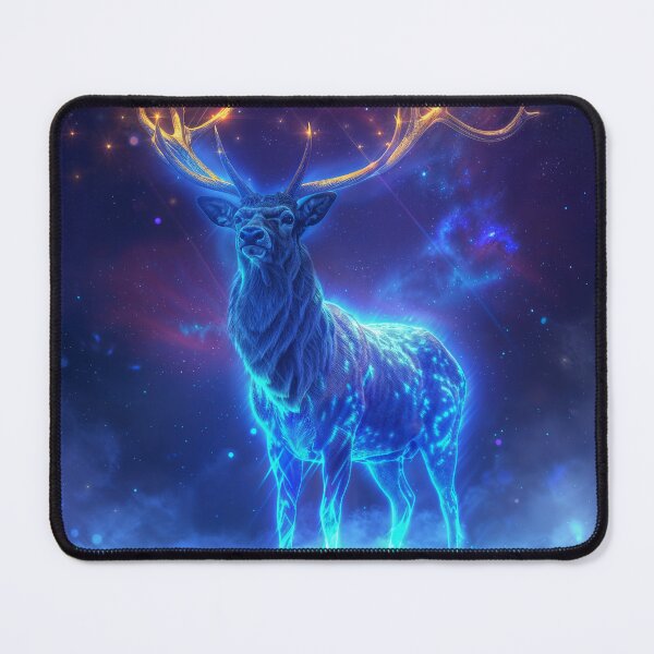 Item preview, Stag Misty Cosmic Art designed and sold by QuantumDrift.