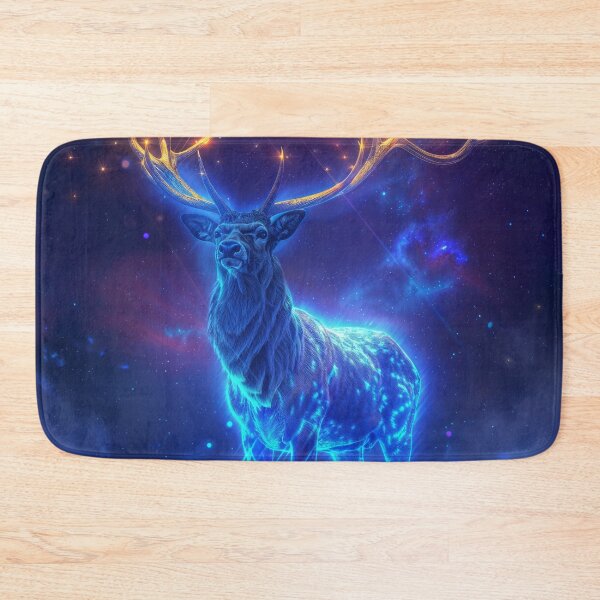 Artikelvorschau, Stag Misty Cosmic Art entworfen und verkauft von QuantumDrift.