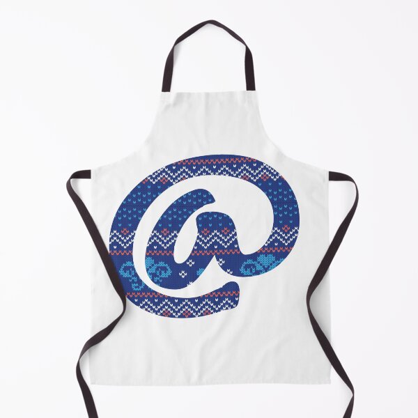 Item preview, Yarn pattern number in “@” of English alphabet on white background designed and sold by WP-7824.