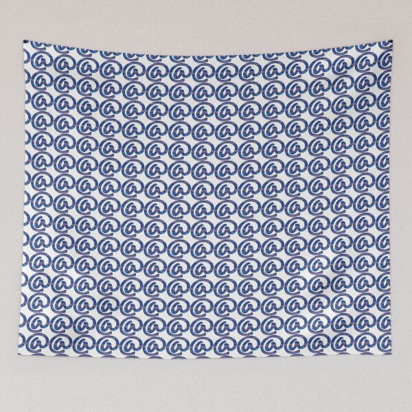 Item preview, Yarn pattern number in “@” of English alphabet on white background designed and sold by WP-7824.