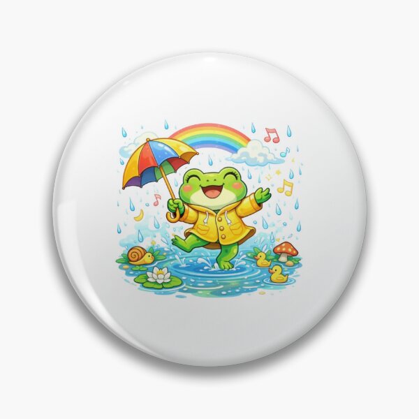 Item preview, Dancing frog in the rain designed and sold by FroggyOnly.