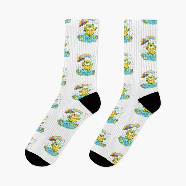 Item preview, Dancing frog in the rain designed and sold by FroggyOnly.