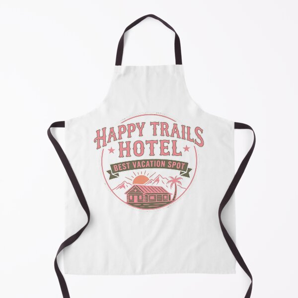 Item preview, Happy trails hotel, best vacation spot, no background, fun designed and sold by wizard-work.