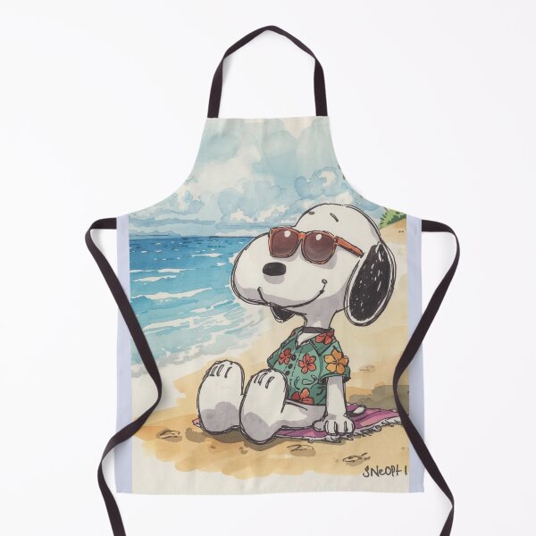 Item preview, Chilled Beach Dog - Retro Summer Vacation Watercolor designed and sold by Asmabella.