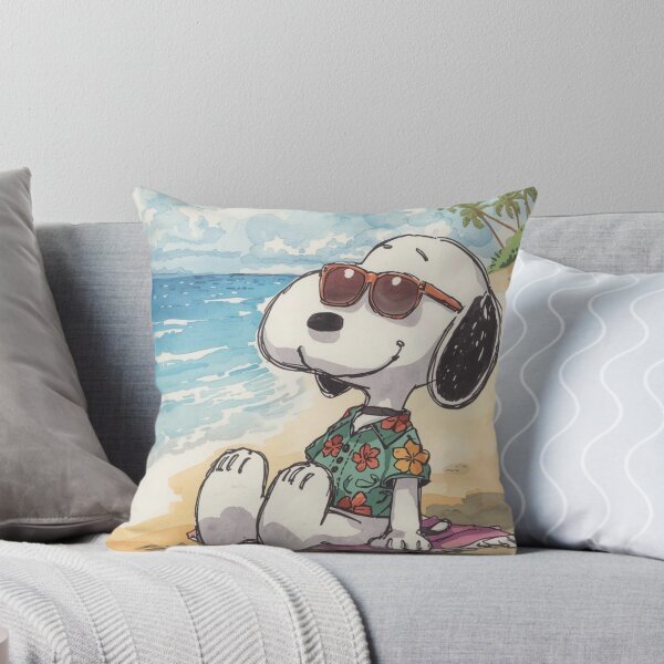 Item preview, Chilled Beach Dog - Retro Summer Vacation Watercolor designed and sold by Asmabella.