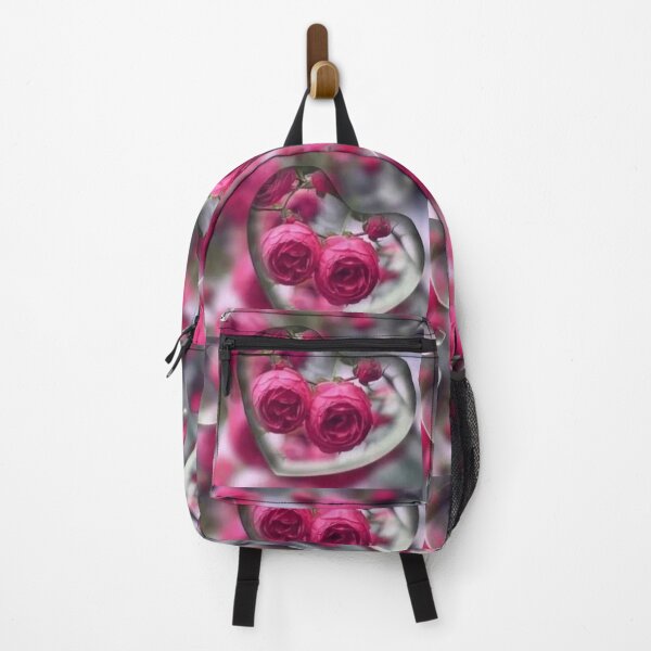 Item preview, Eternal Bloom Pink Roses in a Crystal Heart designed and sold by Dreamy Armine Art.