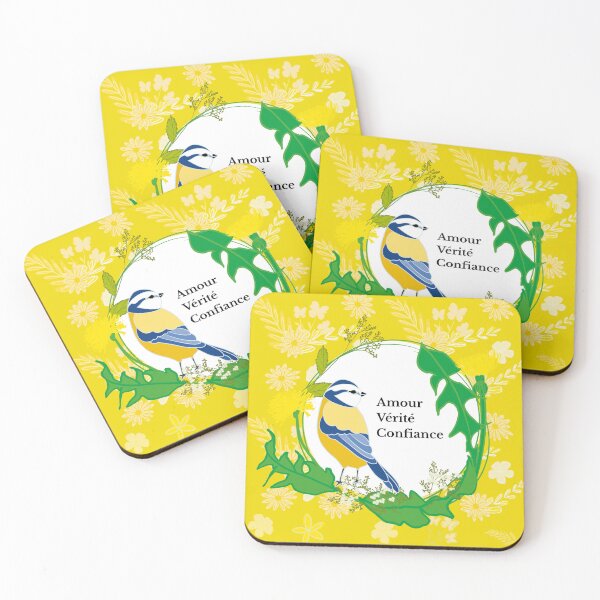 Item preview, Blue Tit – Love, Truth, Trust designed and sold by Herami.
