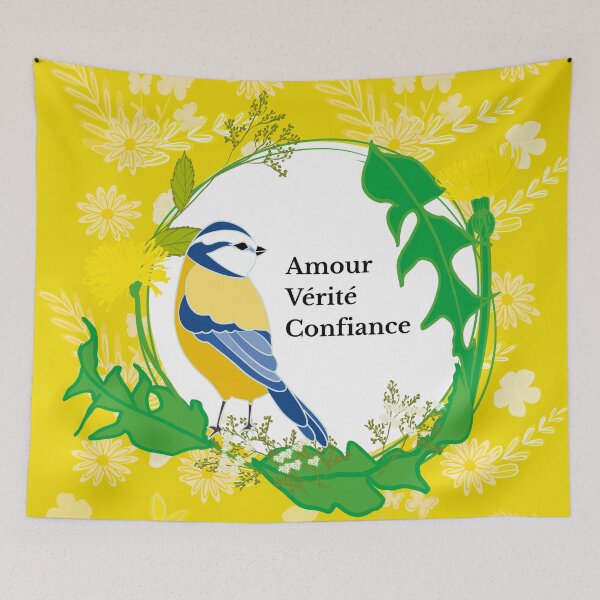 Item preview, Blue Tit – Love, Truth, Trust designed and sold by Herami.