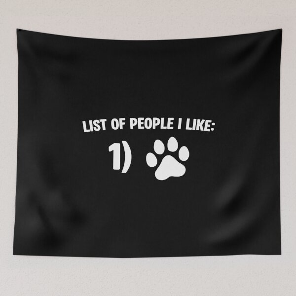 Item preview, List of People I Like  designed and sold by NQArtist.