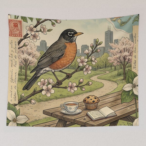 Item preview, Copia de Autumn coffee beside squirrel at High Park designed and sold by CoffeeinBloom.