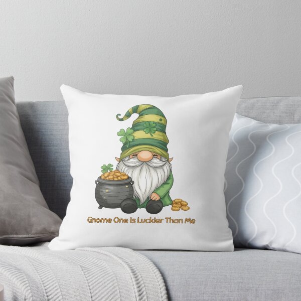 Item preview, St. Patrick’s Day Gnome with Pot of Gold – Cute Lucky Gnome Design designed and sold by AnburDesigns.