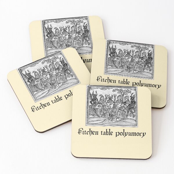 Item preview, Kitchen table polyamory designed and sold by polyampinup.