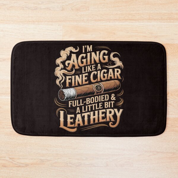 Item preview, I’m Aging Like a Fine Cigar – Cigar Lover Humor Design designed and sold by Redgiant87x.