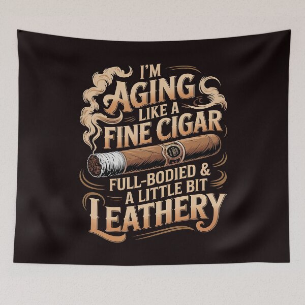 Item preview, I’m Aging Like a Fine Cigar – Cigar Lover Humor Design designed and sold by Redgiant87x.