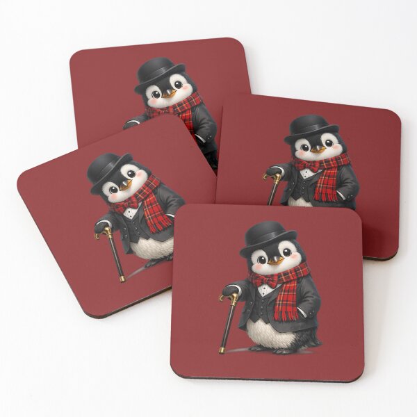 Item preview, Cute Gentleman Penguin Illustration – Elegant Winter Animal Art designed and sold by MKVisions.