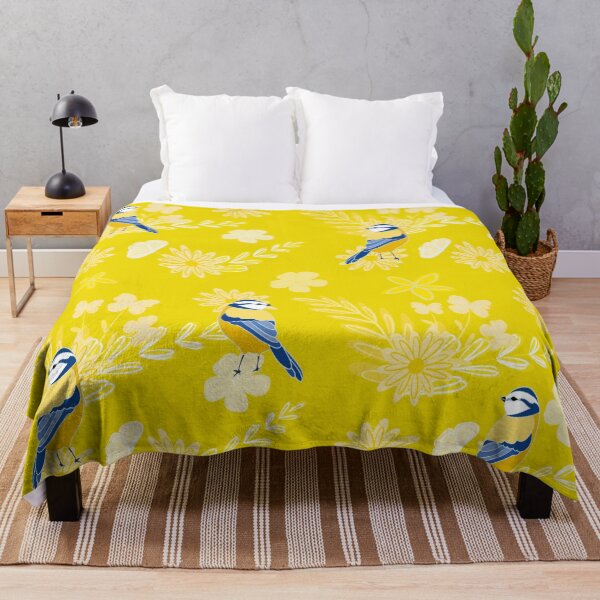 Item preview, Blue Tit Pattern – Joy and lightness designed and sold by Herami.
