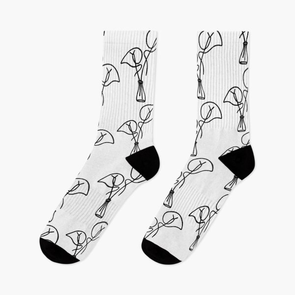 Item preview, Boceto floral negro designed and sold by Lagueny.
