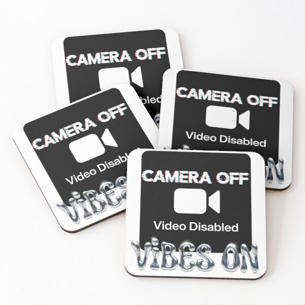 Item preview, Camera Off Vibes On Video Disabled Remote Work Satire designed and sold by Dariusz.K.