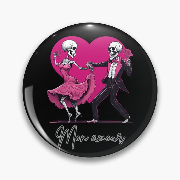 Item preview, skull- mon amour designed and sold by wildforcedesign.