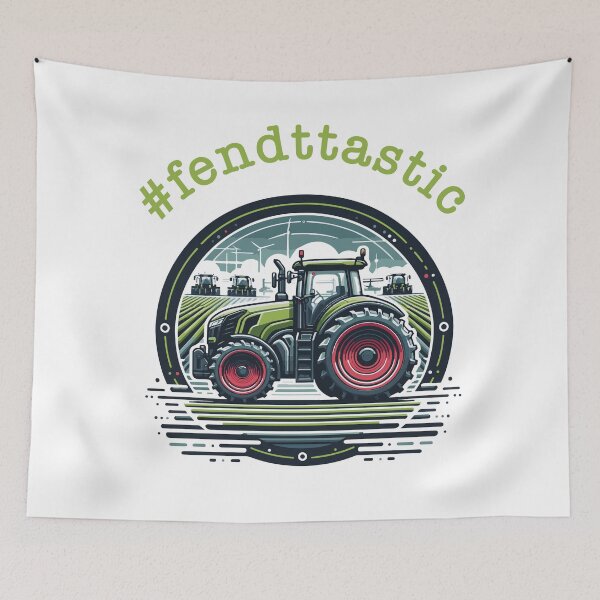 Item preview, Fendttastic tractor illustration farm agriculture designed and sold by CreareAT.