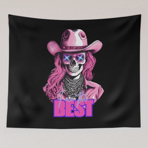 Item preview, skeleton cowgirl designed and sold by wildforcedesign.