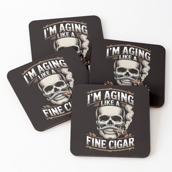 Item preview, I’m Aging Like a Fine Cigar – Smoking Humor Father’s Day Design designed and sold by Redgiant87x.