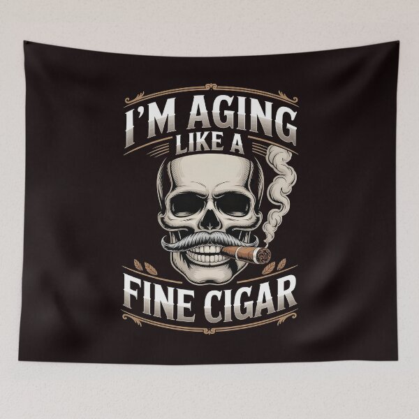 Item preview, I’m Aging Like a Fine Cigar – Smoking Humor Father’s Day Design designed and sold by Redgiant87x.