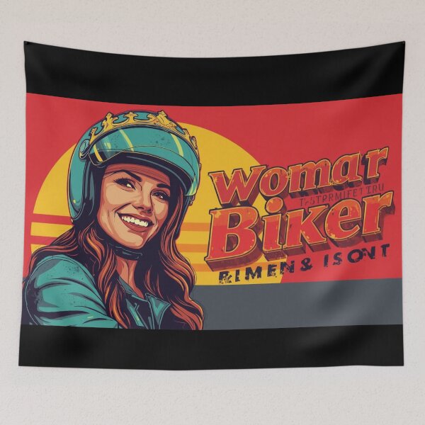Item preview, STRONG WOMEN RIDE LOUDER - bicycle women women's day design  designed and sold by YourTrendyTees.