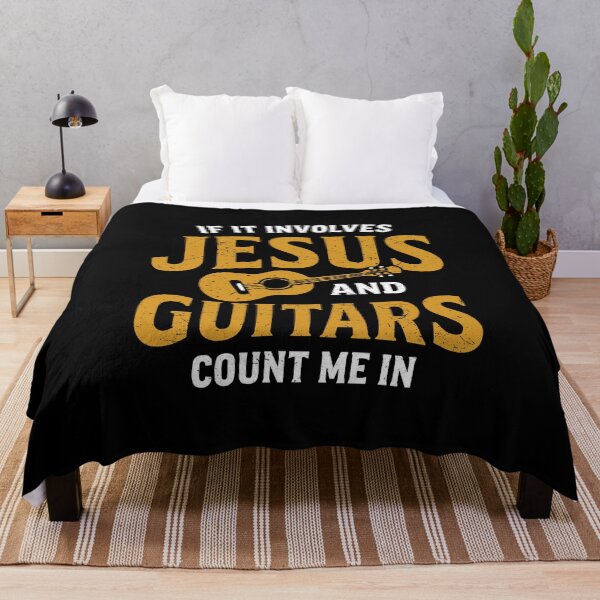 Item preview, If It Involves Jesus and Guitars Count Me in designed and sold by NQArtist.