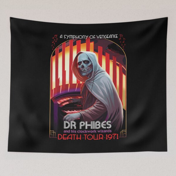 Item preview, Dr. Phibes  Symphony Of Vengeance Tour 1971 designed and sold by Trevor Odhiambo.