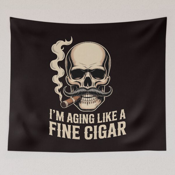Item preview, I’m Aging Like a Fine Cigar – Cigar and Smoking Lifestyle Quote designed and sold by Redgiant87x.