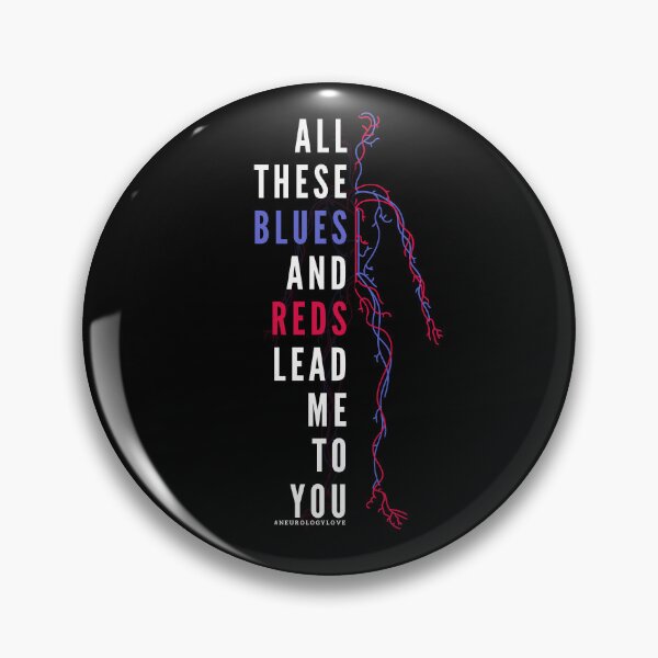 Item preview, Vascular Love: Blues & Reds Lead Me to You | Neurology Love designed and sold by MirAgi.