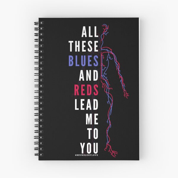 Item preview, Vascular Love: Blues & Reds Lead Me to You | Neurology Love designed and sold by MirAgi.