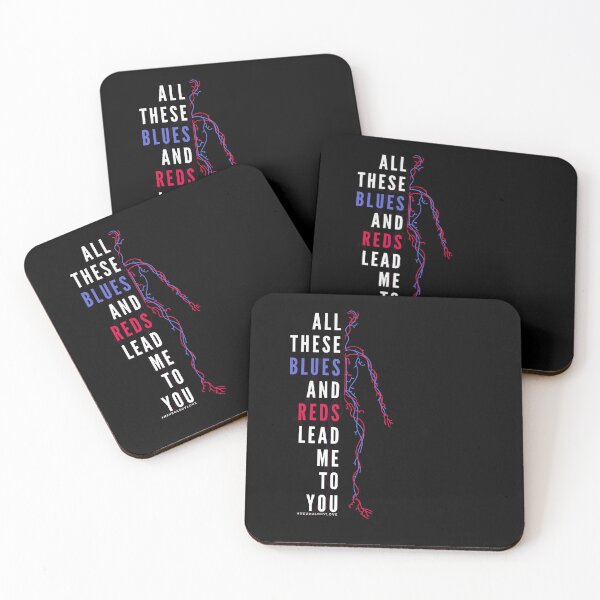 Item preview, Vascular Love: Blues & Reds Lead Me to You | Neurology Love designed and sold by MirAgi.