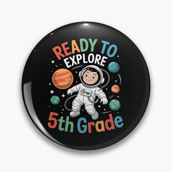Item preview, First day Kids Welcome back to School Astronaut 5th grade 2 designed and sold by joyouartArt.